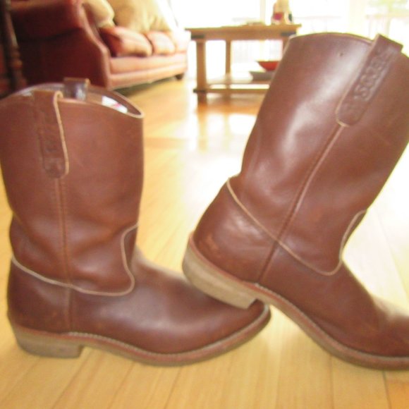 MENS RED WING PECOS BOOTS/1155/SIZE 12D/BROWN! main image 9